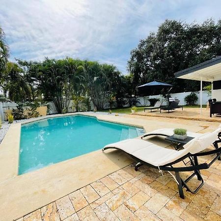 Tropical Oasis House Private Pool Family Yard Villa Fort Lauderdale Exteriör bild